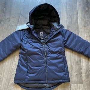 BRAND NEW! CANADA GOOSE WOMEN'S CAMP DOWN HOODY MATTE FINISH - NAVY